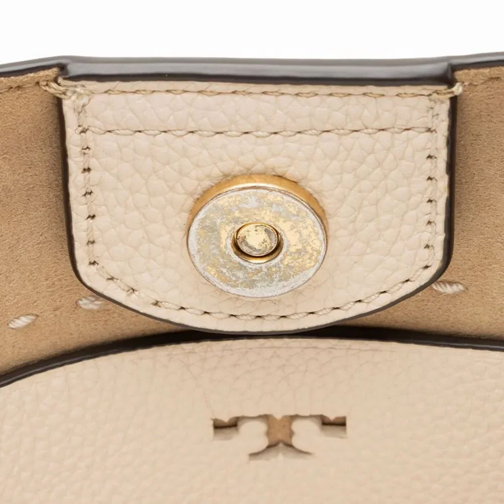 Tory Burch Leather McGraw Bucket Bag